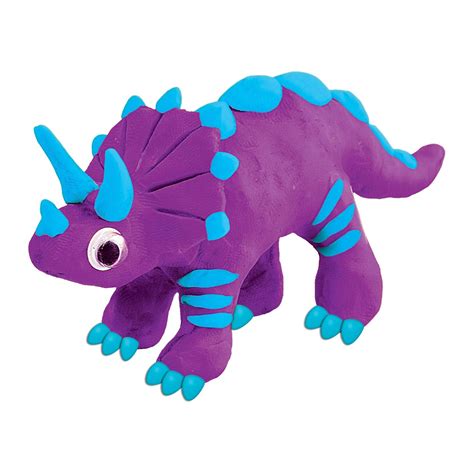 Play-Doh Dinosaur Air Clay Molding Set, Green/Orange, 3-pk, Ages 4 ...