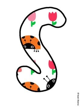 SPOTTED BEING KIND... Ladybug Bulletin Board Letters school resource by ...