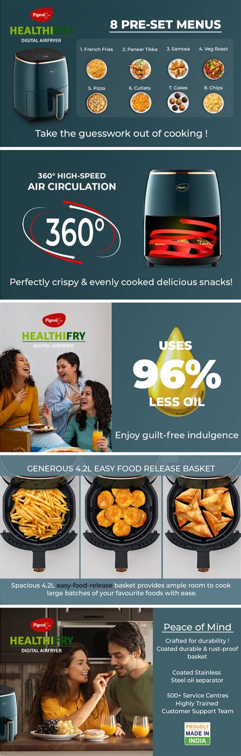 Kitchen Appliances :: Air Fryer :: Pigeon Healthifry Digital Air Fryer ...