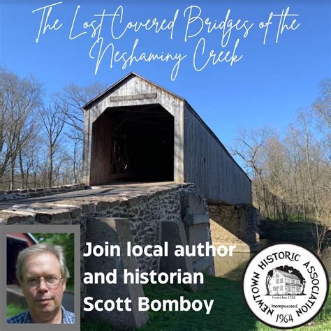 The Lost Covered Bridges of the Neshaminy Creek, 105 Court St, Newtown ...