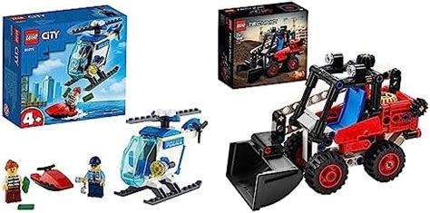 LEGO City Police Helicopter 60275 Building Kit (51 Pieces) Technic Skid ...