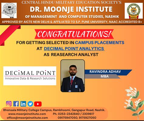Prominent Overview - Dr Moonje Institute Of Management & Computer Studies