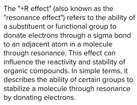 ᴡʜᴀᴛ ᴅᴏ ʏᴏᴜ ᴍᴇᴀɴ ʙʏ +ʀ ᴇғғᴇᴄᴛ? - Brainly.in