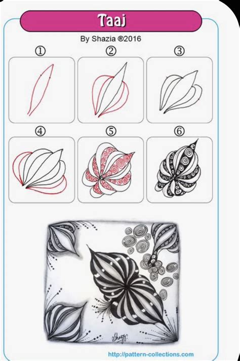 Zentangle Step Out Patterns 的图像结果