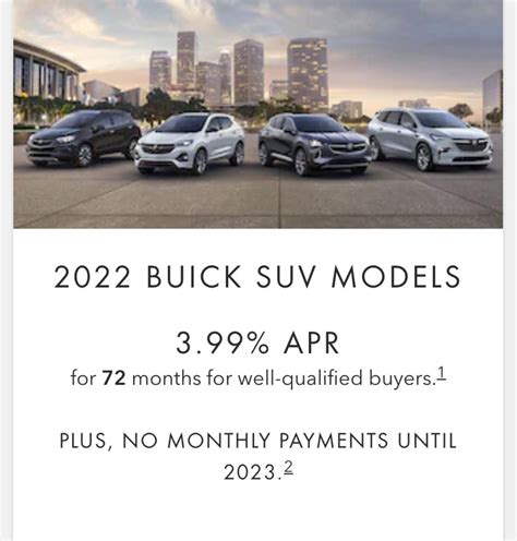 Buick Encore Discount Low-Interest Financing November 2022