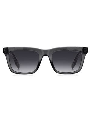 Buy Marc Jacobs Men Grey Rectangle Full Rim Sunglasses (54) Online