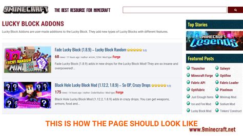 Image result for Minecraft Lucky Block Mod Link Download