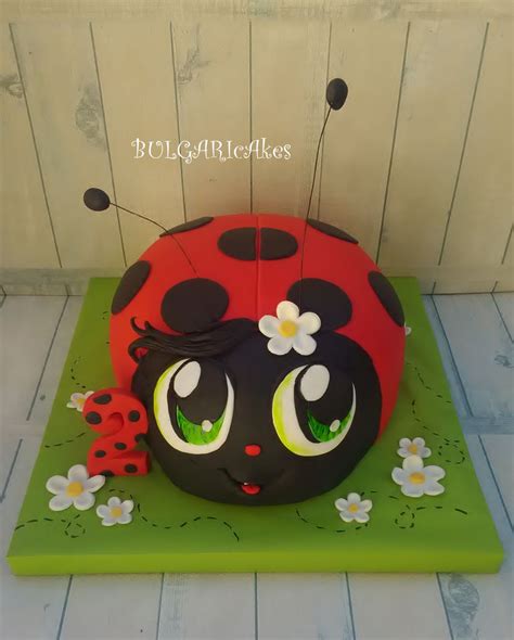 Image result for Ladybug Cake Tutorial