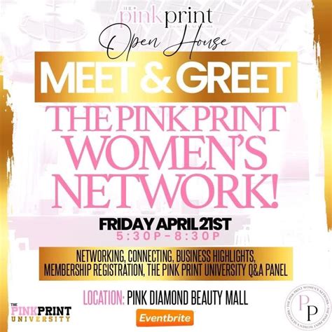 The Pink Print Women’s Network Meet & Greet Open House, Pink Diamond ...