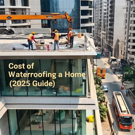 Waterproofing cost in India (2025 Guide)