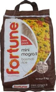 FORTUNE MINI MOGRA 2ND BASMATI RICE 5KG Rosematta Rice Price in India ...