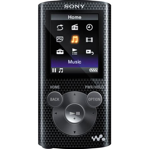 Sony 4GB NWZ-E383 Series Walkman MP3 Player (Black) NWZE383BLK