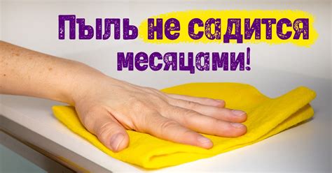 Защита от пыли на долгие месяцы