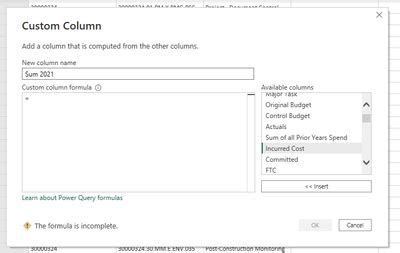 Image result for Power Query Formula for Sum