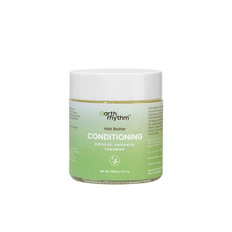 Buy Earth Rhythm Deep Conditioner Hair Butter with Hibiscus, Shikkakai ...