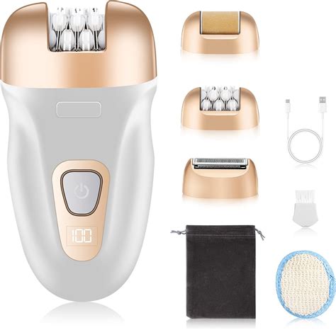 Amazon.com : Epilator, Smooth Glide Epilator for Women Facial Hair, 3 in 1 Epilators Hair ...