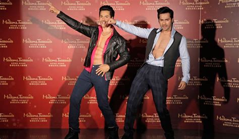 Varun Dhawan unveils his wax statue at Madame Tussauds