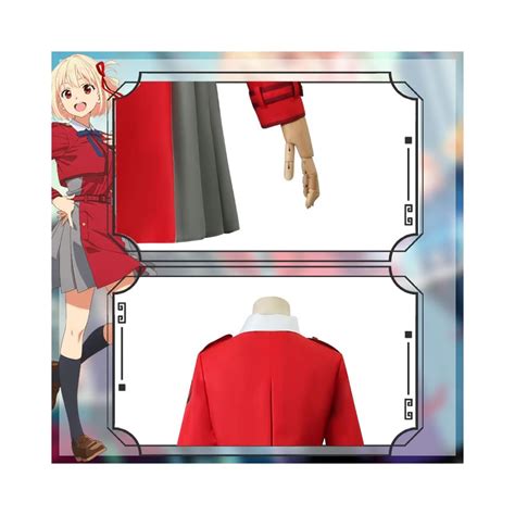Lycoris Recoil Cosplay Costume Outfit Nishikigi | Ubuy India