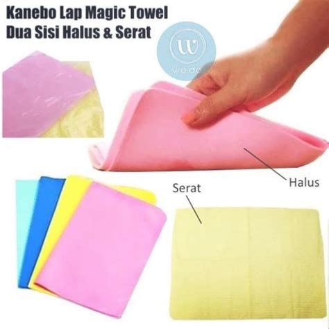 Jual Kanebo Tebal Serat Lap Chamois Serba Guna Motor Mobil Dapur Cuci ...