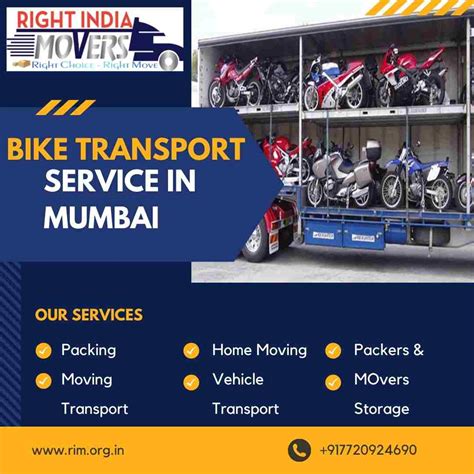 Cheapest Bike & Luggage Transport Service in Mumbai