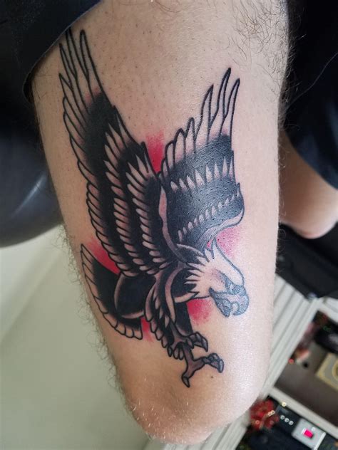 Eagle Thigh Tattoos