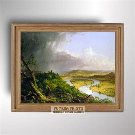 Thomas Cole's 'the Oxbow' | Iconic Hudson River School Landscape ...
