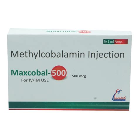 Maxcobal 500mg - Vial of 2ml Injection : Amazon.in: Health & Personal Care