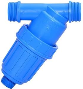 Jain Irrigation Systems 1" Super Flow Y Screen Filter (Blue) Drip ...