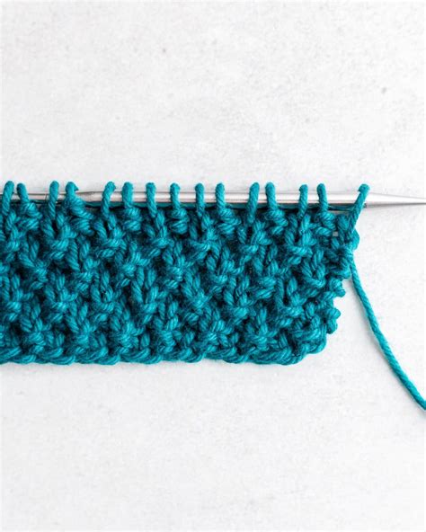 Moss Stitch Knitting Pattern 的图像结果