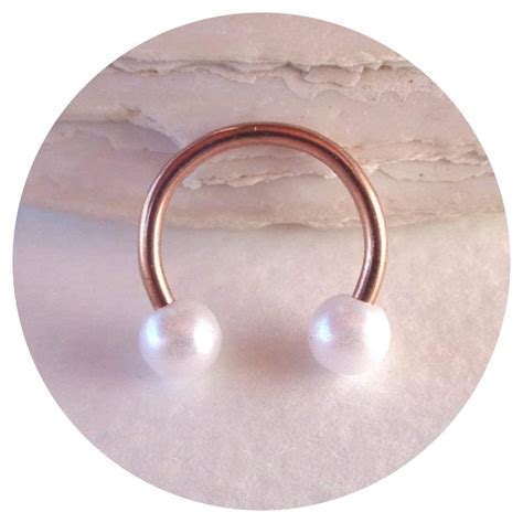 Horseshoe Circular Barbell Pearl | Ubuy India