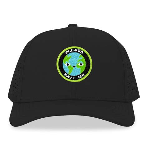 Please Save The Earth Fast Dry Mesh Cap – Pandaize