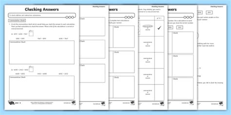 👉 Y4 Checking Addition and Subtraction Differentiated Maths Worksheet