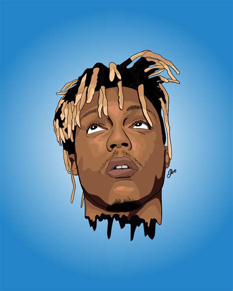 Art I did yesterday of Juice Wrld my insta is Jivo_Designs : r/JuiceWRLD