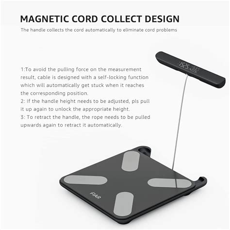 Buy Fiar Scale for Body Weight and Fat,Smart Bluetooth Digital Bathroom ...