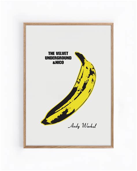 Banana Album Cover by Andy Warhol for the Velvet Underground and Nico ...