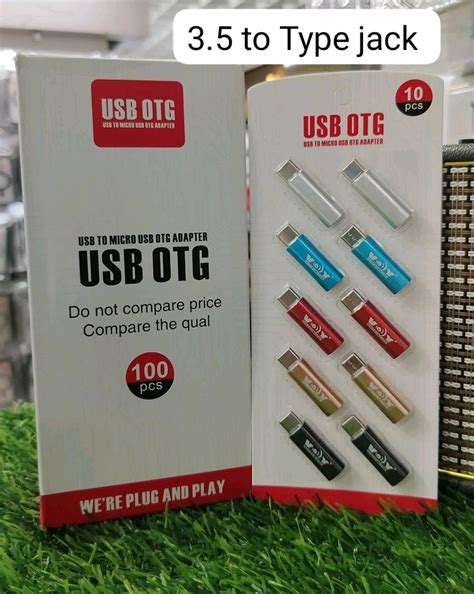 USB OTG 3.5 to Type Jack 220 Pack Of 10