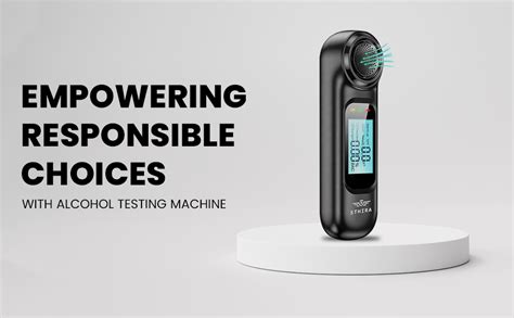 STHIRA® Alcohol Testing Machine USB Rechargeable Portable Alcohol ...