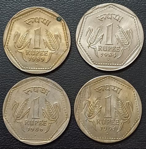 1 Rupee, 1982-91 – tezbid