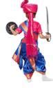 ITSMYCOSTUME Jhansi Ki Rani Laksmi Bai Costume Dress for Kids Girls ...