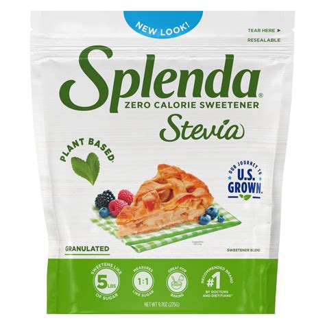 Splenda Stevia Sweetener Packets | Plant Based. Zero Calorie Sweetener ...