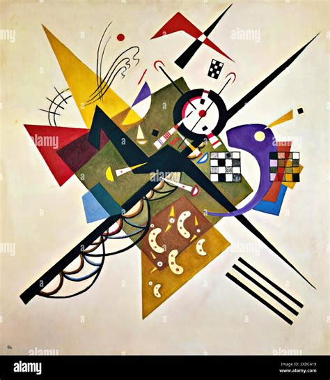 On White II, 1923 (painting) by Artist Kandinsky, Wassily (1866-1944 ...