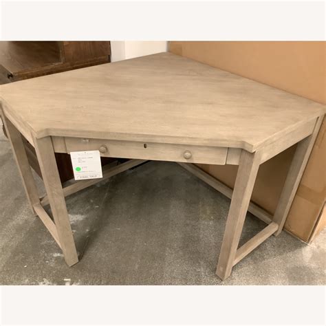 Pottery Barn Farmhouse Corner Desk - AptDeco
