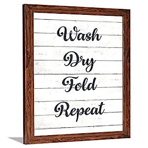 Chaka Chaundh - Laundry Room Bathroom Wall Decor - Laundry Room Wall ...