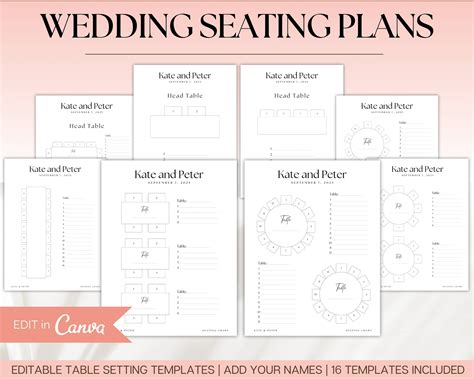 Wedding ceremony seating layout template | Honestweddingadvice.com