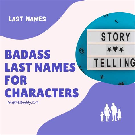 70+ Badass Last Names for Characters - NamesBuddy
