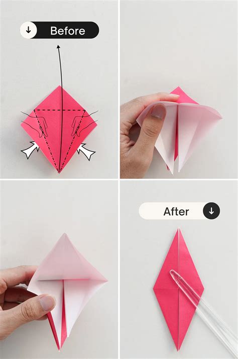 Image result for Origami Rose Tutorial