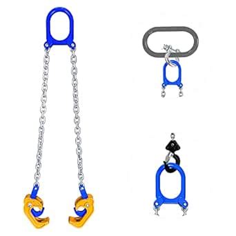 FITHOIST Chain Drum Lifter | 2200 lbs Vertical Drum Lifter Chain Sling ...