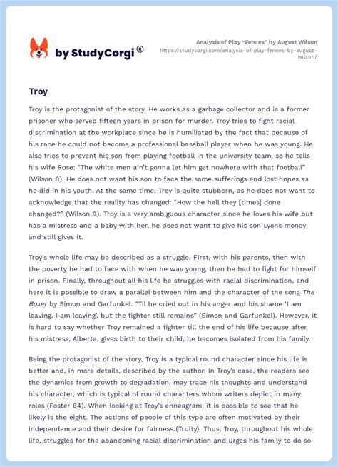 Image result for fences script analysis