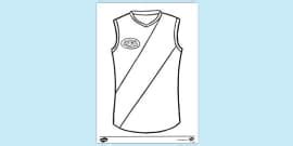 AFL Colouring Page Free | Colouring Sheets (teacher made)