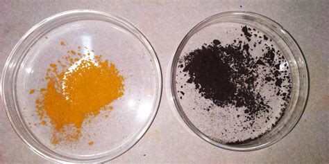 Copper I and copper II oxides. These two compounds were easily prepared ...